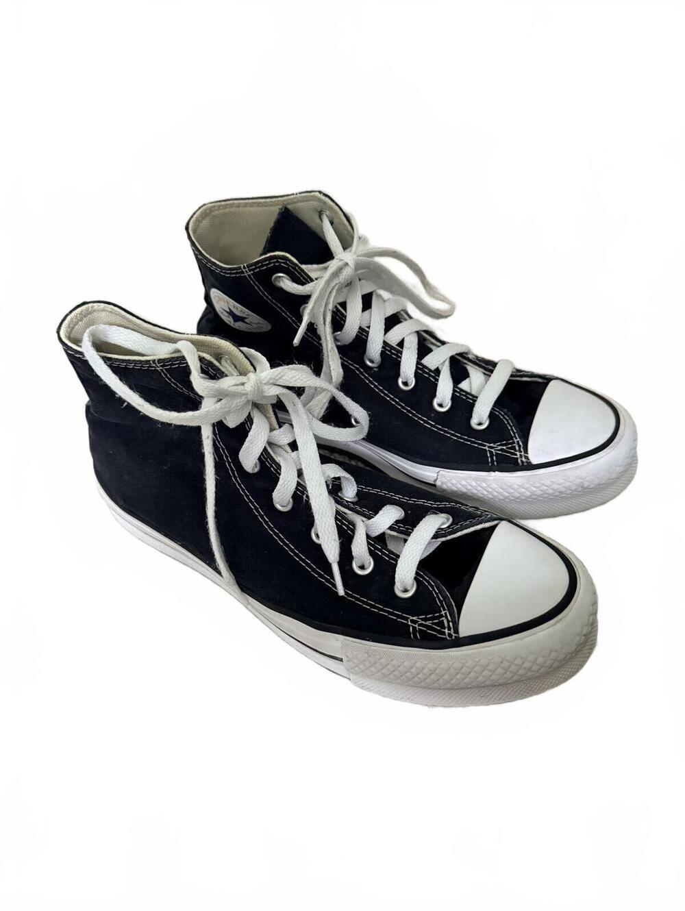 Chuck Taylor Kids Sz 6 All Star High Top Black Canvas Sneakers